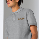 Crook & Flail Unisex Embroidered Pique Polo Shirt