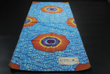 Limited-Run 1mm Thin Blue Wax Print Yoga Mat
