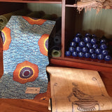 Blue Wax Cloth 4mm Natural Rubber Yoga Mat - Lisa Brown's Treasure & Gifts