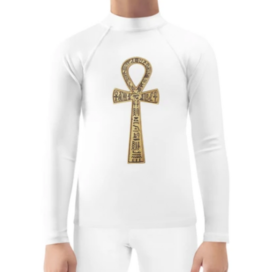 Inner Alkebulan™ Kids Rash Guard Base Layer