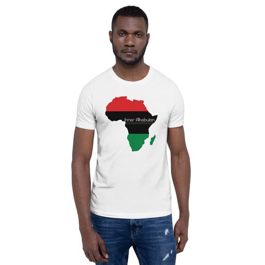 Inner Alkebulan™ RGB Africa Short-Sleeve Cotton T-Shirt