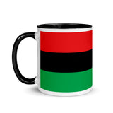 RBG Flag Mug with Black Insides and Handle