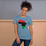 Inner Alkebulan™ RGB Africa Short-Sleeve Unisex Cotton T-Shirt