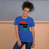 Inner Alkebulan™ RGB Africa Short-Sleeve Unisex Cotton T-Shirt