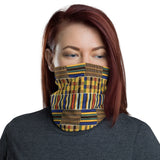 Kente Cloth Neck Gaiter Face Mask