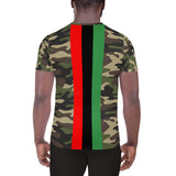 Inner Alkebulan™ RBG Africa Camouflage Athletic T-shirt