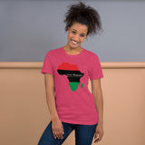 Inner Alkebulan™ RGB Africa Short-Sleeve Unisex Cotton T-Shirt