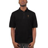 Men's Premium Embroidered Ankh Polo