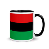 RBG Flag Mug with Black Insides and Handle