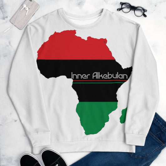 Inner Alkebulan™ RBG Africa Unisex Sweatshirt
