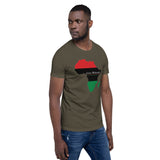 Inner Alkebulan™ RGB Africa Short-Sleeve Cotton T-Shirt