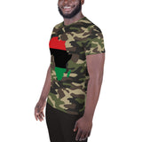 Inner Alkebulan™ RBG Africa Camouflage Athletic T-shirt