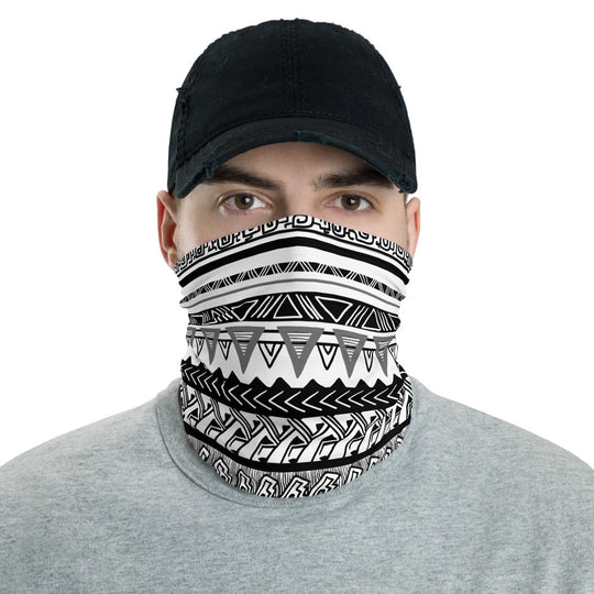 Tribal Print Neck Gaiter Face Mask