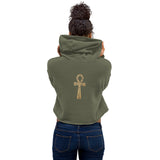 Inner Alkebulan™ Unapologetically Hotep Women's Crop Hoodie