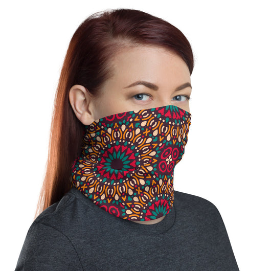 Mandala Pattern Neck Gaiter Face Mask