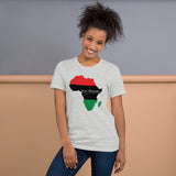 Inner Alkebulan™ RGB Africa Short-Sleeve Unisex Cotton T-Shirt