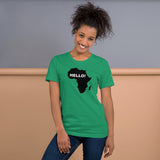 Inner Alkebulan™ Hello Africa Short-Sleeve Unisex T-Shirt