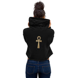 Inner Alkebulan™ Unapologetically Hotep Women's Crop Hoodie