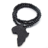 Copy of Wooden African Map Necklace (Unisex)