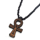 Egyptian Ankh Engraved Necklaces Vintage