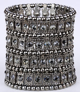 Multilayer Stretch Cuff Bracelet - Lisa Brown's Treasure & Gifts